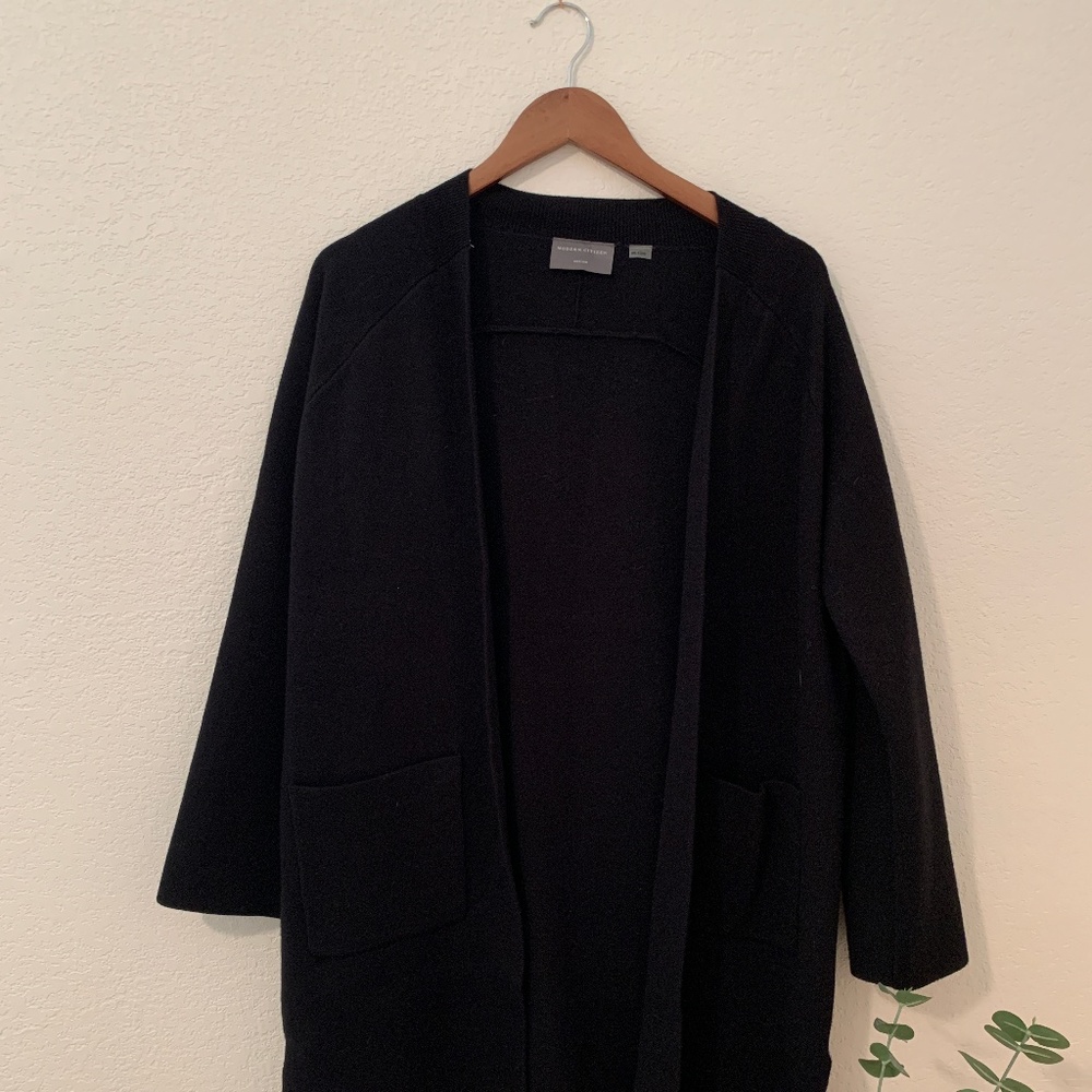 Modern Citizen -- Open Cardigan - Black